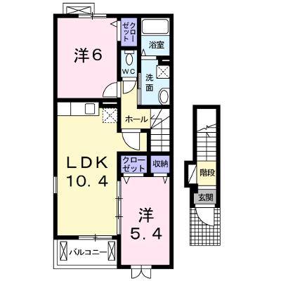 クラール泉　Ｂ 201【管理NO：1-017294102-02010】 ★家具家電は申し込み後に搬入しますの物件画像