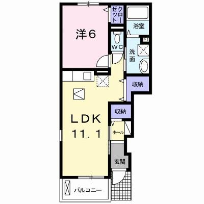 クラール泉　Ａ 101【管理NO：1-017294101-01010】 ★家具家電は申し込み後に搬入しますの物件画像