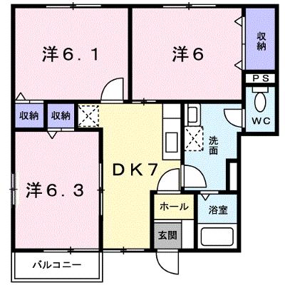 プライマルシティ　Ⅱ 101【管理NO：1-010271702-01010】 ★家具家電は申し込み後に搬入しますの物件画像