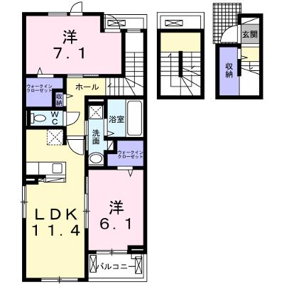 ソレアード・ホワイト 303【管理NO：1-025833201-03030】 ★家具家電は申し込み後に搬入します★ ★2026年08月中旬入居可能★の物件画像