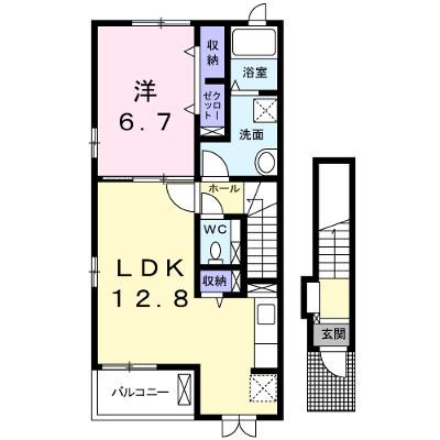 ヴィラ．ローズ　シャロン 201【管理NO：1-019162201-02010】 ★家具家電は申し込み後に搬入します 2026年07月下旬入居可能の物件画像
