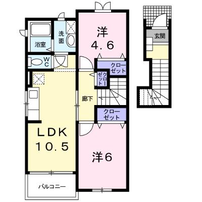 ＦＫＫ 201【管理NO：1-011003701-02010】 ★家具家電は申し込み後に搬入します★の物件画像