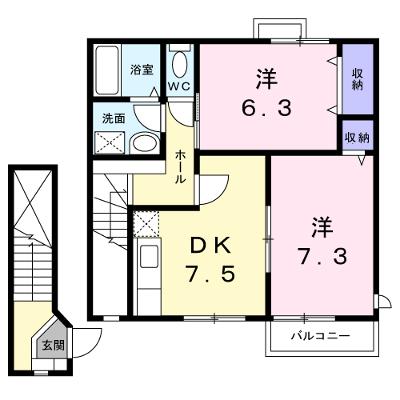 アトラスＣ 203【管理NO：1-010603103-02030】 ★家具家電は申し込み後に搬入しますの物件画像