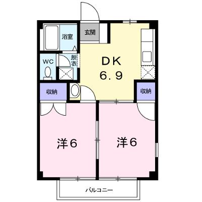 アクティブＢ 101【管理NO：1-003238401-01010】 ★家具家電は申し込み後に搬入します★の物件画像