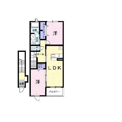 プランドール 202【管理NO：1-018054501-02020】 ★家具家電は申し込み後に搬入します★の物件画像