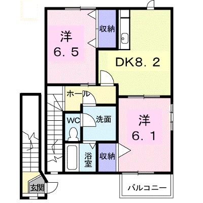 ＩＪＵＲＥＴ　Ａ 204【管理NO：1-007926301-02040】 ★家具家電は申し込み後に搬入します★の物件画像
