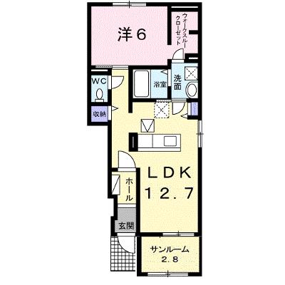 エム・グラース　Ⅱ 105【管理NO：1-024277902-01050】 2026年07月中旬入居可能の物件画像