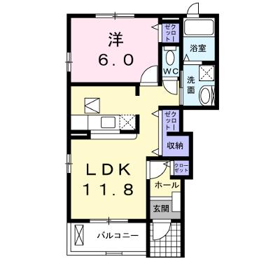 霞台ハイツＥ 101【管理NO：1-013606501-01010】 ★家具家電は申し込み後に搬入します★の物件画像