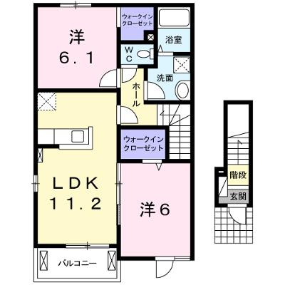 レガーロ・グランツＢ 201【管理NO：1-018300802-02010】 ★家具家電は申し込み後に搬入します★の物件画像