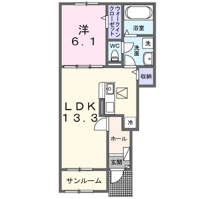 ラ　コリーナ　Ｇ 102【管理NO：1-027753501-01020】 2026年08月中旬入居可能の物件画像