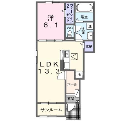 メゾン・ド・アンジュＣ 101【管理NO：1-027623201-01010】 2026年08月中旬入居可能の物件画像