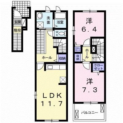 シャトン　ミョル 206【管理NO：1-019009101-02060】 2026年10月下旬入居可能の物件画像