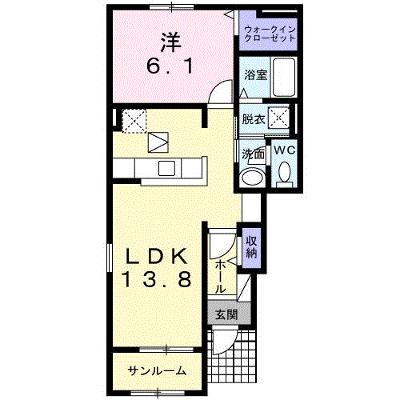 サニーサイトＳ 101【管理NO：1-022042201-01010】 2026年07月中旬入居可能の物件画像
