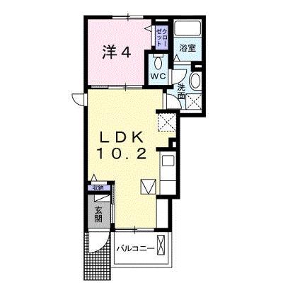 リズィエールⅢ 101【管理NO：1-019353603-01010】 2026年07月中旬入居可能の物件画像