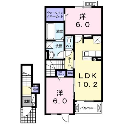 エンシーナ 202【管理NO：1-024746601-02020】 ★家具家電は申し込み後に搬入します 2026年07月中旬入居可能の物件画像