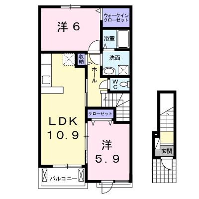 ア・ミューゼⅡ 202【管理NO：1-020022902-02020】 ★家具家電は申し込み後に搬入します 2026年09月上旬入居可能の物件画像