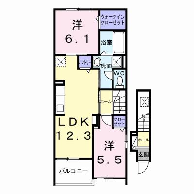 ベルウッド八街Ⅵ 202【管理NO：1-027241402-02020】 ★家具家電は申し込み後に搬入します 2026年09月下旬入居可能の物件画像