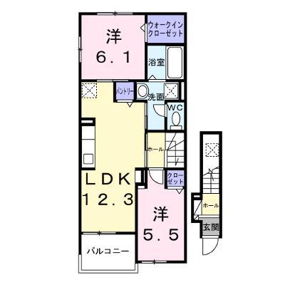 ベルウッド八街Ⅵ 201【管理NO：1-027241402-02010】 ★家具家電は申し込み後に搬入します 2026年09月下旬入居可能の物件画像