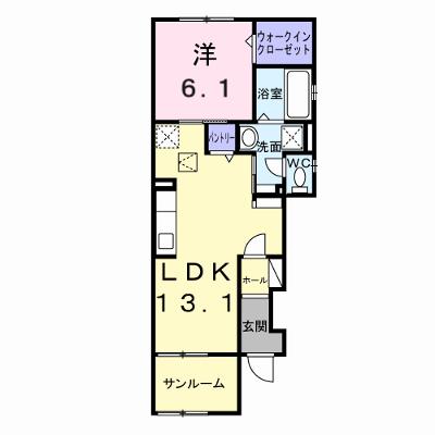 ベルウッド八街Ⅵ 102【管理NO：1-027241402-01020】 ★家具家電は申し込み後に搬入します 2026年09月下旬入居可能の物件画像