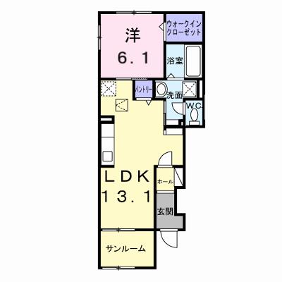 ベルウッド八街Ⅵ 101【管理NO：1-027241402-01010】 ★家具家電は申し込み後に搬入します 2026年09月下旬入居可能の物件画像