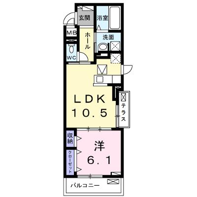 クオーレＤ 101【管理NO：1-026930604-01010】 ★家具家電は申し込み後に搬入します 2026年08月上旬入居可能の物件画像