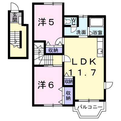 ピュアクエスト 201【管理NO：1-010471101-02010】 ★家具家電は申し込み後に搬入しますの物件画像