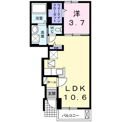 クラール・イリサⅣ 102【管理NO：1-023436801-01020】 ★家具家電は申し込み後に搬入します 2026年07月中旬入居可能の物件画像