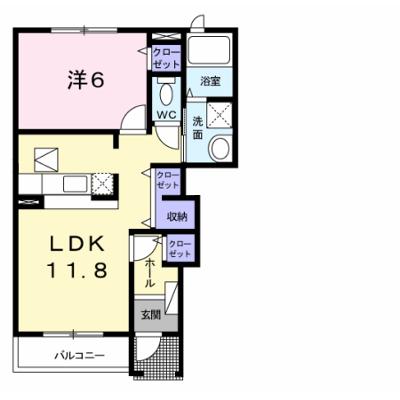 プロスパー　Ⅱ 103【管理NO：1-017925801-01030】 ★家具家電は申し込み後に搬入しますの物件画像