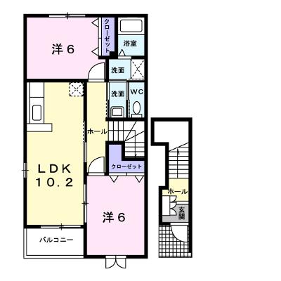 フェリーチェ　Ⅰ 201【管理NO：1-014538601-02010】 ★家具家電は申し込み後に搬入しますの物件画像