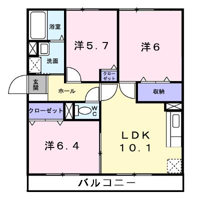 グランジュール　ｋｏｅｉ 303【管理NO：1-007472101-03030】 ★家具家電は申し込み後に搬入します 2026年08月上旬入居可能の物件画像