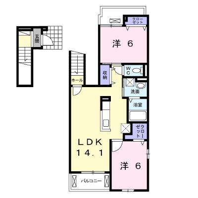 グランシルム 201【管理NO：1-023107801-02010】 ★家具家電は申し込み後に搬入しますの物件画像