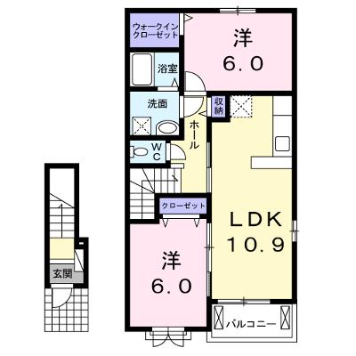 シャインズ　ウィンドⅠ 203【管理NO：1-022384801-02030】 ★家具家電は申し込み後に搬入します 2026年08月上旬入居可能の物件画像