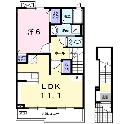 プリムローズ 202【管理NO：1-021284401-02020】 ★家具家電は申し込み後に搬入します 2026年07月下旬入居可能の物件画像