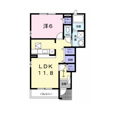 プロスパー　Ⅱ 101【管理NO：1-017925801-01010】 ★家具家電は申し込み後に搬入します★の物件画像