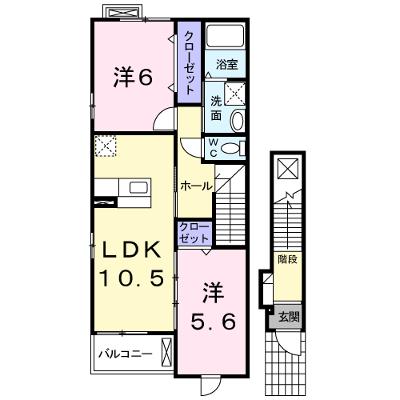 ボナール．Ｋ 201【管理NO：1-013929501-02010】 ★家具家電は申し込み後に搬入します 2026年07月下旬入居可能の物件画像