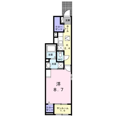 サン・シード 101【管理NO：1-028097301-01010】 ★家具家電は申し込み後に搬入します★の物件画像