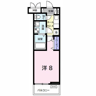 グレイス　ハーモニー 302【管理NO：1-025381201-03020】 ★家具家電は申し込み後に搬入します★の物件画像