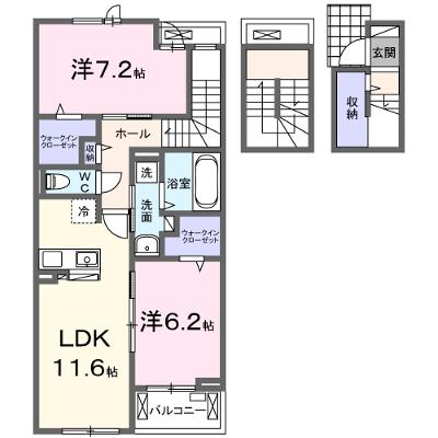 メゾン・ド・リュミエールⅢ 303【管理NO：1-028300601-03030】 ★家具家電は申し込み後に搬入します★ ★2026年09月下旬入居可能★の物件画像