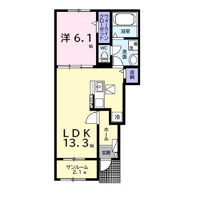 Ｂｏｎ　Ｖｏｙａｇｅ 102【管理NO：1-027814601-01020】 ★家具家電は申し込み後に搬入しますの物件画像