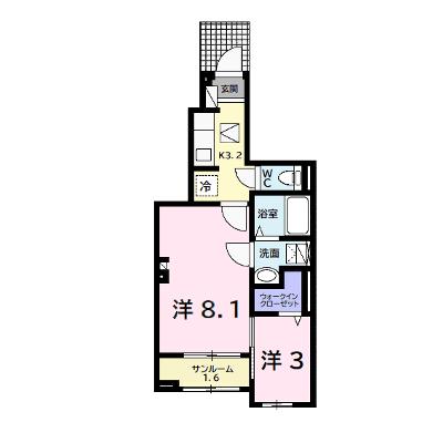 ヴィラヴェント・Ｓ．Ｈ 102【管理NO：1-026382601-01020】 ★家具家電は申し込み後に搬入します★の物件画像