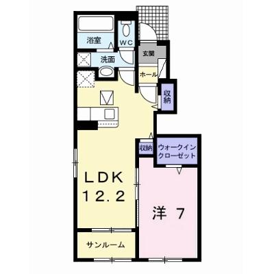 ココ　セカンド 102【管理NO：1-026323902-01020】 ★家具家電は申し込み後に搬入しますの物件画像