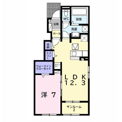 グレースコートⅧ 101【管理NO：1-025765501-01010】 ★家具家電は申し込み後に搬入します★の物件画像