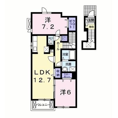 フォーリストＢ 203【管理NO：1-015181602-02030】 ★家具家電は申し込み後に搬入します★の物件画像