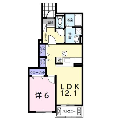 ファミールⅣ 102【管理NO：1-013310102-01020】 ★家具家電は申し込み後に搬入しますの物件画像