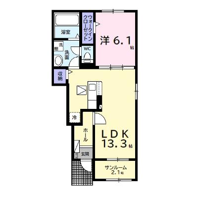 プラシード 103【管理NO：1-027517202-01030】 ★家具家電は申し込み後に搬入しますの物件画像