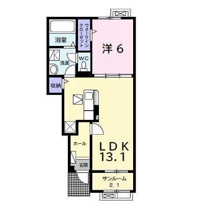 サン　ヴェール　大芝　Ⅲ　Ｂ 102【管理NO：1-026764602-01020】 ★家具家電は申し込み後に搬入しますの物件画像