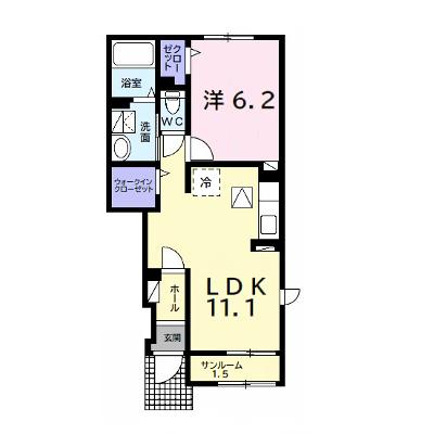 キャンディハウスⅡ 103【管理NO：1-026520702-01030】 ★家具家電は申し込み後に搬入します★の物件画像