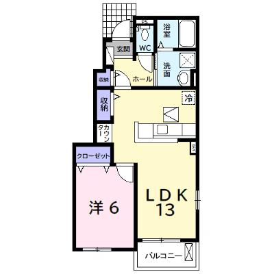 コッティ　Ⅰ 101【管理NO：1-020900901-01010】 ★家具家電は申し込み後に搬入します★の物件画像