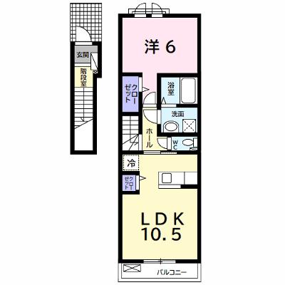 ラフレシール　ガーデン 202【管理NO：1-020740601-02020】 ★家具家電は申し込み後に搬入します★の物件画像