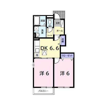 フォーリーフＢ 102【管理NO：1-013354502-01020】 ★家具家電は申し込み後に搬入します★の物件画像
